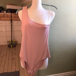 Forever 21 -Knit Bodysuit in Dusty Pink